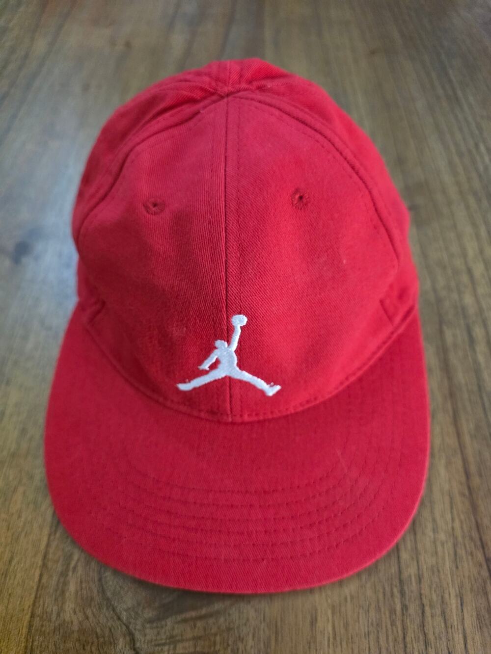 Nike Jordan Boys Girls Kids Baseball Cap Gym Red White Jumpman 8391-344 Size 4-7